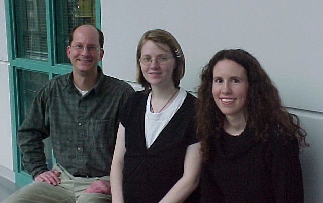 2004-2005 group photo inside chemistry building