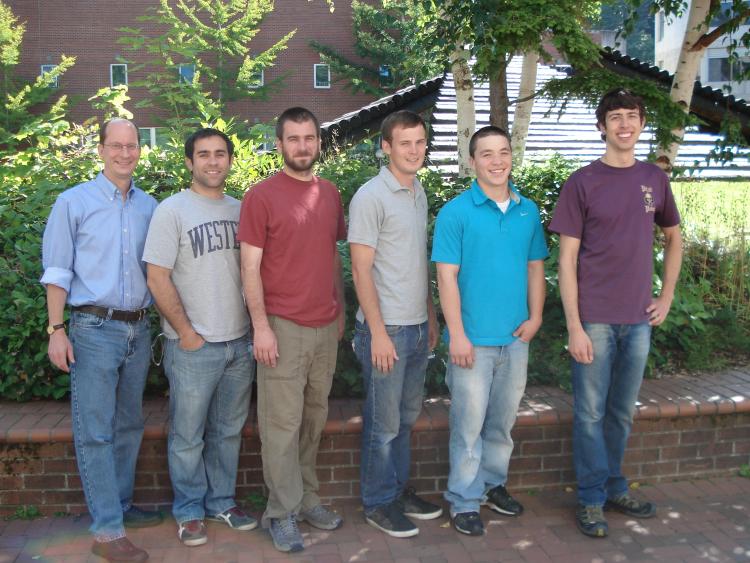 2010-2011 group photo outside chemistry building